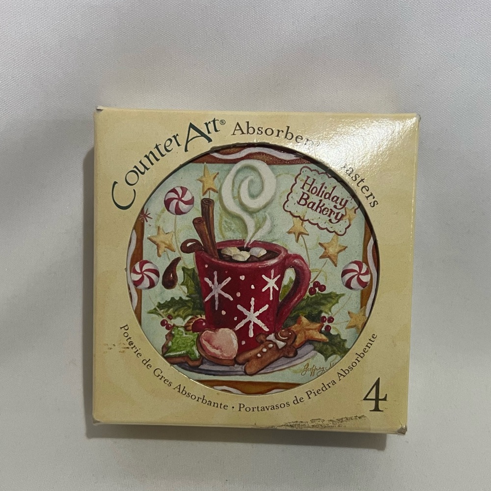 CounterArt Holiday Coasters Set